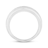 Thumbnail Image 3 of Men’s Square-Cut Diamond Wedding Band 1/2 ct tw 10K White Gold