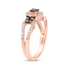 Le Vian Chocolate Diamond Ring 5/8 ct tw 14K Strawberry Gold