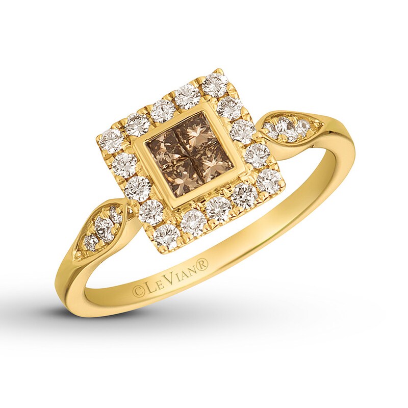Le Vian Nude Diamond Ring 3/4 ct tw 14K Strawberry Gold 