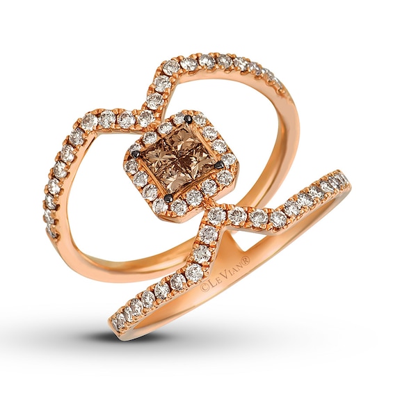 Le Vian Chocolate® & Nude™ Diamond Floral Ring (1-1/3 ct 