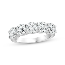 Lab-Created Diamonds by KAY Anniversary Band 2-7/8 ct tw Round-cut 14K White Gold