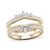 Thumbnail Image 1 of Adore Marquise, Baguette & Round-Cut Diamond Enhancer Ring 1/2 ct tw 14K Yellow Gold
