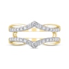 Thumbnail Image 2 of Diamond Chevron Enhancer Ring 1/2 ct tw Round-cut 14K Yellow Gold