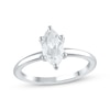 Thumbnail Image 0 of Lab-Created Diamonds by KAY Marquise-Cut Solitaire Engagement Ring 1 ct tw 14K White Gold (F/VS2)