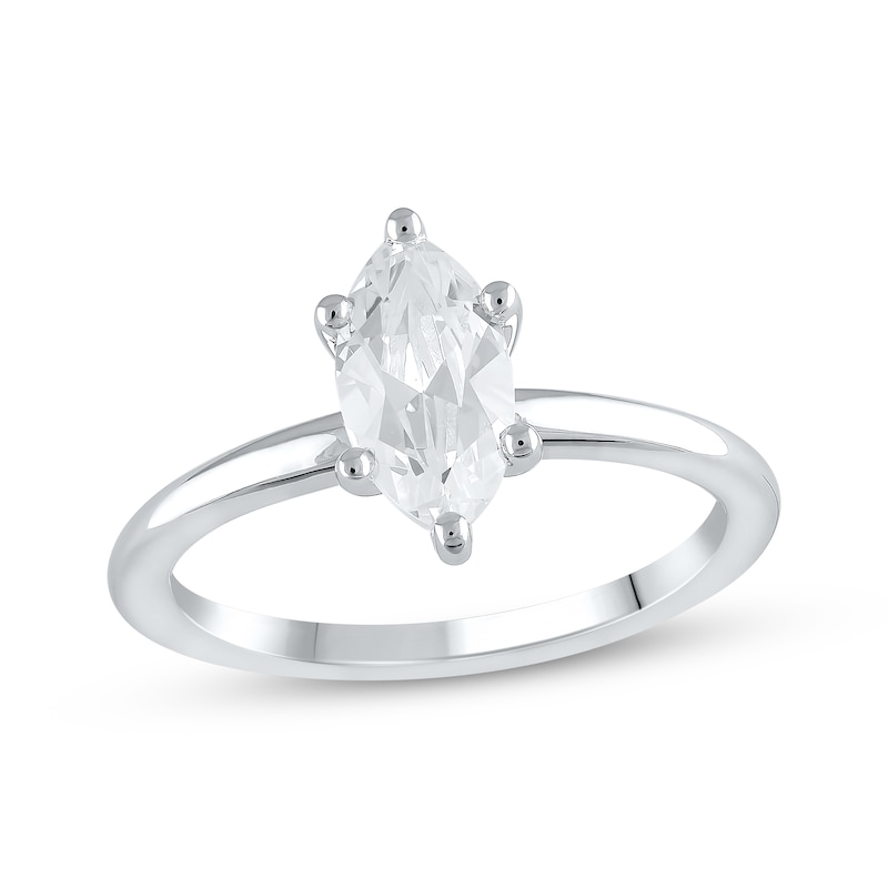 Lab-Created Diamonds by KAY Marquise-Cut Solitaire Engagement Ring 1 ct ...