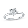 Thumbnail Image 0 of Lab-Created Diamonds by KAY Heart-Shaped Solitaire Engagement Ring 1 ct tw 14K White Gold (F/VS2)