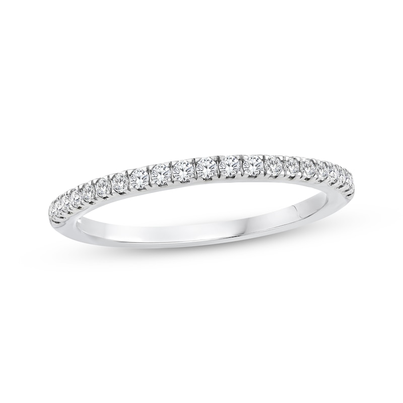 Main Image 1 of Threads of Love Diamond Wedding Band 1/5 ct tw 14K White Gold