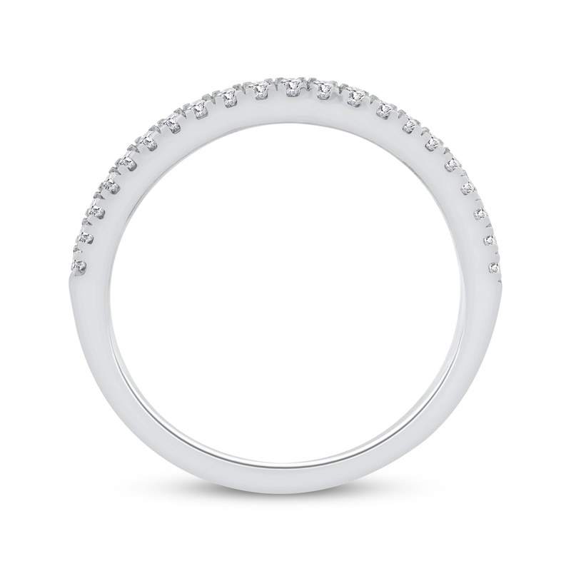 Main Image 3 of Threads of Love Diamond Wedding Band 1/5 ct tw 14K White Gold