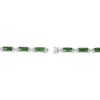 Thumbnail Image 3 of Nephrite Jade Link Bracelet Sterling Silver 7.25"