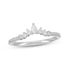 Thumbnail Image 1 of Neil Lane Pear-Shaped & Round-Cut Diamond Anniversary Ring 1/3 ct tw 14K White Gold