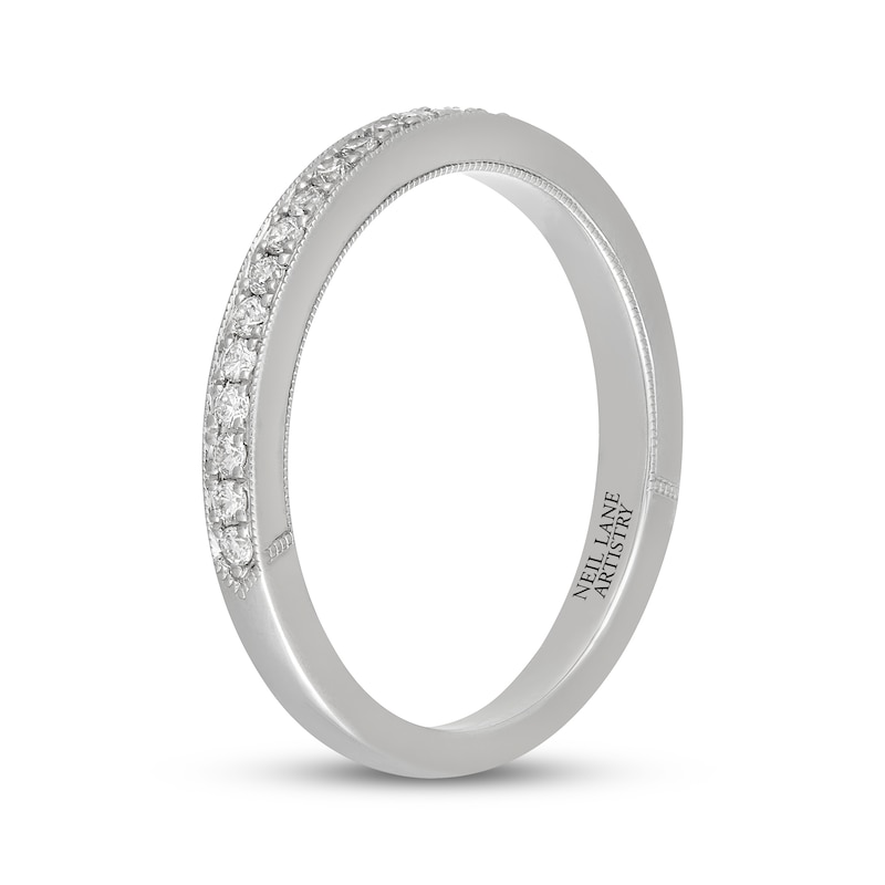 Main Image 2 of Neil Lane Artistry Lab-Grown Diamond Wedding Band 1/4 ct tw 14K White Gold
