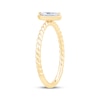 Thumbnail Image 2 of Adore Marquise-Cut Diamond Solitaire Rope Shank Engagement Ring 1/4 ct tw 14K Yellow Gold (I/I1)