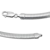 Thumbnail Image 4 of Omega Chain Necklace 6mm Solid Sterling Silver 18"