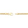 Thumbnail Image 3 of Rounded Box Chain Station Bracelet 2.45mm Hollow 10K Yellow Gold 7.5"