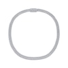 Thumbnail Image 2 of Men's Diamond Cuban Curb Chain Necklace 2 ct tw Sterling Silver 22"
