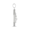 Thumbnail Image 3 of Men's Octagon Lion's Head Medallion Charm Sterling Silver