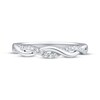 Thumbnail Image 3 of Diamond Twist Fashion Ring 1/8 ct tw 10K White Gold