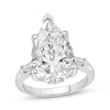 Thumbnail Image 1 of Adore Lab-Grown Diamonds Pear-Shaped Hidden Halo Engagement Ring 9-1/4 ct tw 14K White Gold