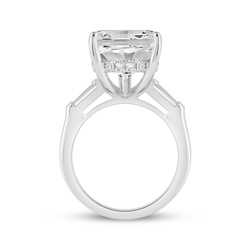 Main Image 3 of Adore Lab-Grown Diamonds Pear-Shaped Hidden Halo Engagement Ring 9-1/4 ct tw 14K White Gold