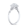 Thumbnail Image 2 of Adore Marquise-Cut Diamond Double Halo Engagement Ring 1 ct tw 14K White Gold
