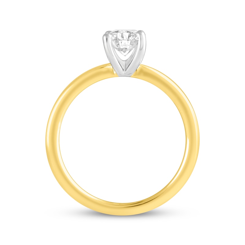 Main Image 3 of Adore Lab-Grown Diamonds Oval-Cut Solitaire Engagement Ring 1 ct tw 14K Yellow Gold (F/VS2)
