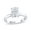 Lab-Created Diamonds by KAY Oval-Cut Solitaire Engagement Ring 2 ct tw 14K White Gold