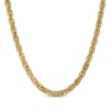 Thumbnail Image 0 of Semi-Solid Infinity Rope Chain Necklace 4mm 10K Yellow Gold 22"