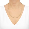 Thumbnail Image 2 of Semi-Solid Infinity Rope Chain Necklace 4mm 10K Yellow Gold 22"