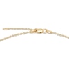 Thumbnail Image 2 of Flat Station Anklet 10K Yellow Gold 10"