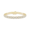 Thumbnail Image 1 of Diamond Cushion Link Bracelet 1 ct tw 10K Yellow Gold 7.25"