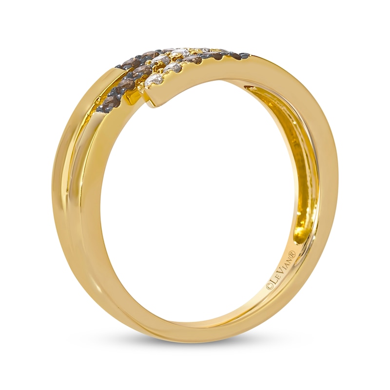 Main Image 3 of Le Vian Desert Diamonds Good Karma Chocolate Ombré Ring 1/4 ct tw 14K Honey Gold