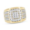 Thumbnail Image 1 of Men's Multi-Diamond Ring 1-1/2 ct tw 10K Yellow Gold