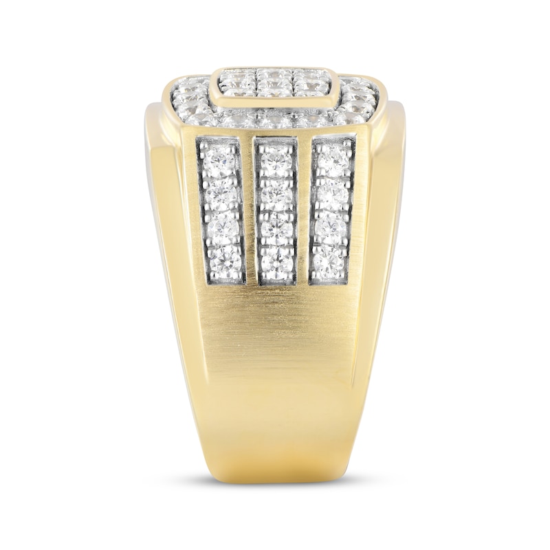 Main Image 2 of Men's Multi-Diamond Ring 1-1/2 ct tw 10K Yellow Gold