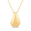 Thumbnail Image 1 of Hollow Teardrop Necklace 14K Yellow Gold 18"