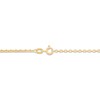 Thumbnail Image 4 of Hollow Teardrop Necklace 14K Yellow Gold 18"