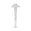 Thumbnail Image 2 of Adore Lab-Grown Diamonds Round-Cut Cushion Double Halo Engagement Ring 1 ct tw 14K White Gold