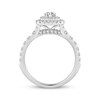 Thumbnail Image 3 of Adore Lab-Grown Diamonds Round-Cut Cushion Double Halo Engagement Ring 1 ct tw 14K White Gold