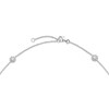 Thumbnail Image 3 of Diamond Halo Station Necklace 3/4 ct tw 14K White Gold 18"