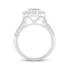 Thumbnail Image 3 of Adore Round-Cut Diamond Oval Halo Engagement Ring 2 ct tw 10K White Gold