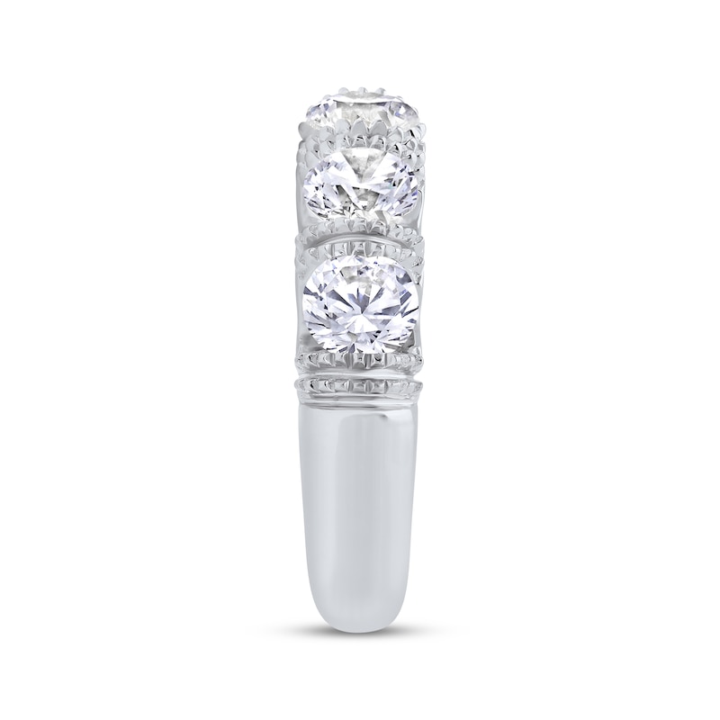 Main Image 2 of Lab-Grown Diamond Five-Stone Anniversary Ring 2-1/2 ct tw 10K White Gold