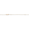 Thumbnail Image 4 of Diamond Teardrop Twist Necklace 1/10 ct tw 10K Yellow Gold 18"