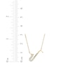 Thumbnail Image 3 of Diamond Saxophone Necklace 1/20 ct tw 10K Yellow Gold 18"