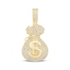 Thumbnail Image 1 of Men's Diamond Money Bag Charm 5/8 ct tw 10K Yellow Gold