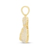 Thumbnail Image 3 of Men's Diamond Money Bag Charm 5/8 ct tw 10K Yellow Gold