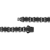 Thumbnail Image 3 of Men's Black & White Diamond Railroad Link Bracelet 2 ct tw Black Ion-Plated Sterling Silver 8.5"