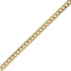 Thumbnail Image 2 of 7mm Curb Chain Necklace Hollow 10K Yellow Gold 22"