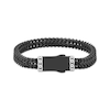 Thumbnail Image 1 of Men's Franco Chain Bracelet Black Ion-Plated Stainless Steel 8.5"
