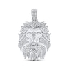Thumbnail Image 1 of KAY Lab-Grown Diamonds Men's Lion Charm 1-5/8 ct tw Sterling Silver