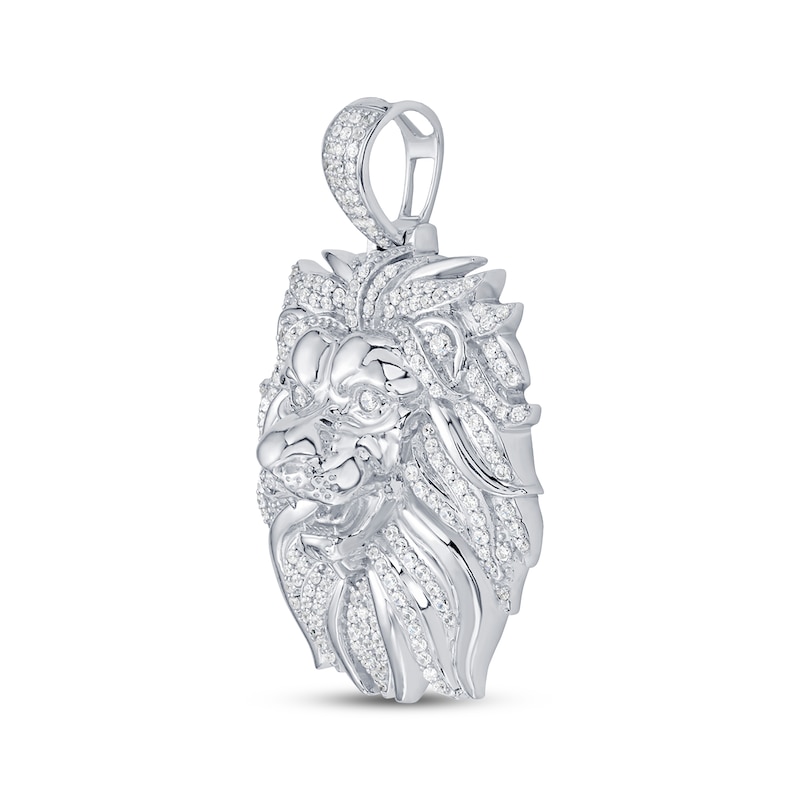 Main Image 2 of KAY Lab-Grown Diamonds Men's Lion Charm 1-5/8 ct tw Sterling Silver