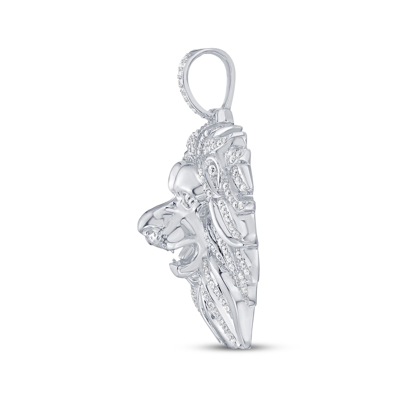 Main Image 3 of KAY Lab-Grown Diamonds Men's Lion Charm 1-5/8 ct tw Sterling Silver